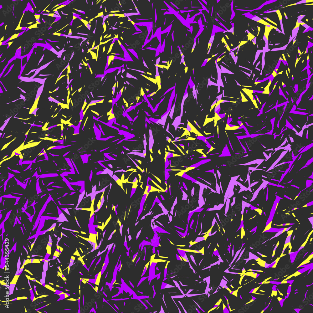 Poster abstract background with colorful seamless rough lines pattern