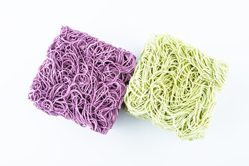 Nutritious healthy vegetable noodles ingredients