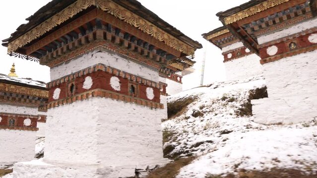 Dochula Pass, Druk Wangyal Chortens in Bhutan