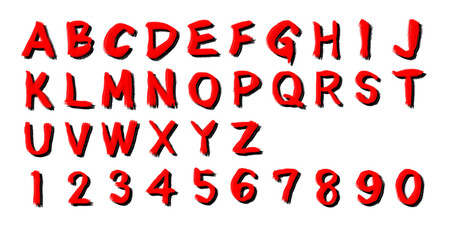 hand-drawn alphabet number c2