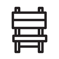 beach chair furniture interior ottoman icon