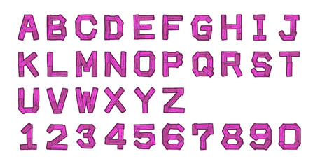 woody alphabet number 6