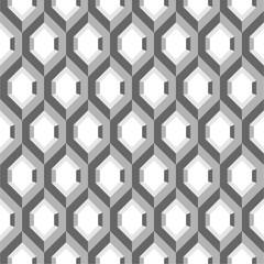 Geometric seamless pattern with geometric monochrome fabrics backdrop. Vector illustration. decorative element for card design, fabric print, Arabic ceramic tile.