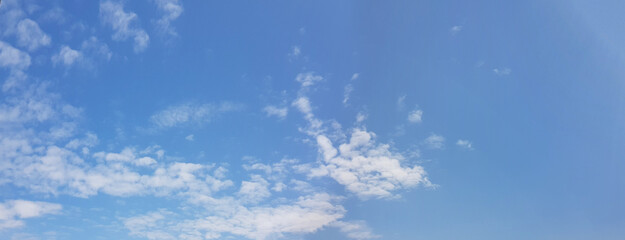 Naklejka na ściany i meble Morning sky with the clouds background