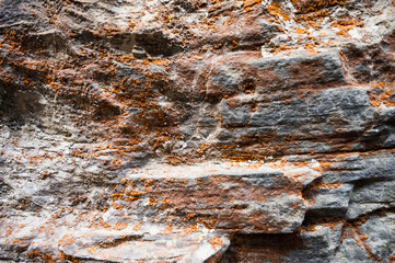 Aareschlucht Gorge, Switzerland - 30 July 2022 , Aareschlucht Gorge formed for thousands of years by the Aare Glacier.