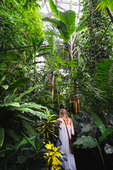 Tourists visiting the green house in Copenhagen, Denmark