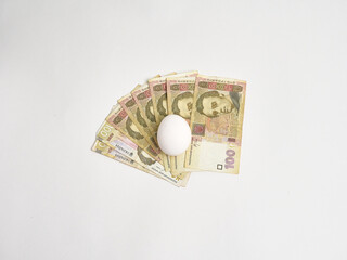 Prices for Ukrainian eggs are growing. Eggs on the background of the Ukrainian currency