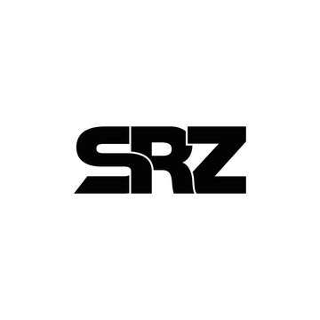 SRZ letter monogram logo design vector