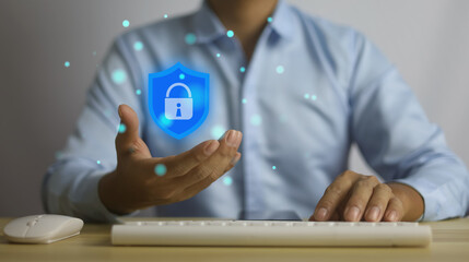Computer cyber technology of online internet data privacy and password security to protect against...