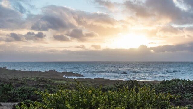 Big Sur Garapata Sun Set Time Lapse along the California Coast