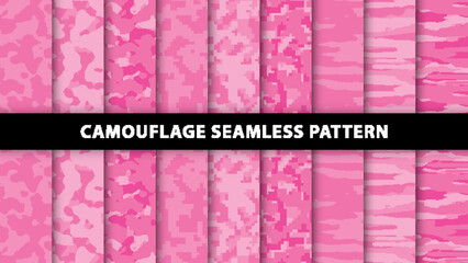 Military and army camouflage seamless pattern