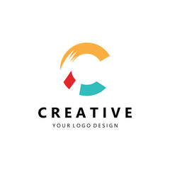 C Letter Logo Template