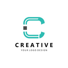 C Letter Logo Template