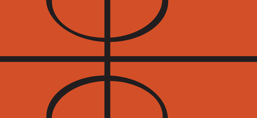 Orange basketball banner background. Game sports concept. Ball sport is a team sport. Flat vector icon. Basket Balls sign leather pattern. Ball logo or pictogram