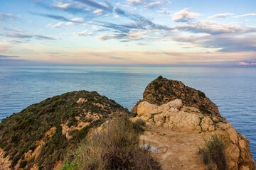 The coast of Javea in the province of Alicante