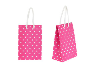 pink shopping bag