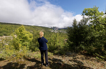 Griechenland - Zagoria - Monodendri - Wanderer