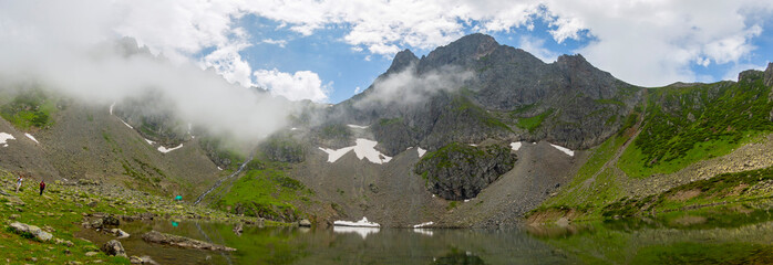 Avusor Lake view in Rize Province of Turkey