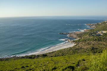Fototapeta premium view of the coast of the sea