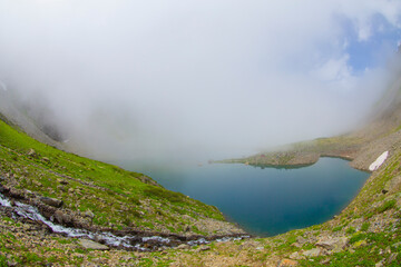 Avusor Lake view in Rize Province of Turkey