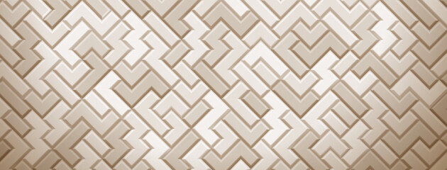 Abstract background made of tetris blocks in light brown colors
