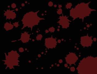 Blood glue vector material. Disease and horror material.