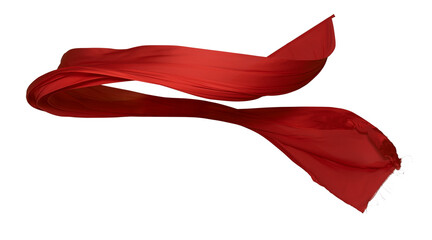 red scarf isolated
