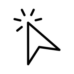 cursor icon vector logo template