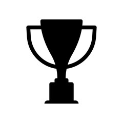 trophy icon vector logo template, award icon