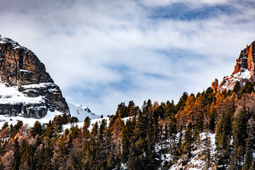 Paysage de montage dans les Alpes