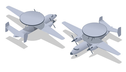 Isometric Northrop Grumman E-2 Hawkeye is an American all-weather, carrier-capable tactical airborne early warning AEW aircraft. , Airborne early warning and control.