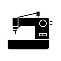 Electric sewing machine line icon color editable
