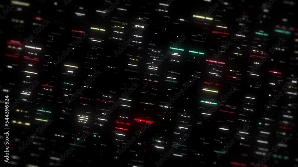 Poster big data digital business hitech background/ 4k animation of an abstract wallpaper big data business