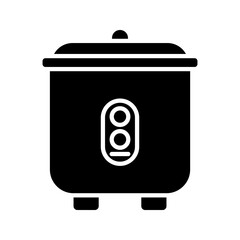 Outline Rice Cooker Icon color editable