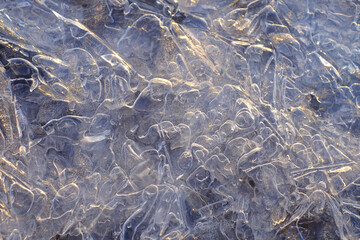 Abstract background of ice structure
