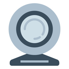 webcam flat icon style