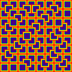 Squares makes an rainbow background
