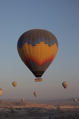 Hot air balloon, in Cappadocia, Turkey