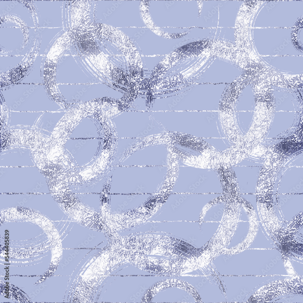 Poster abstract geometric seamless pattern. repeat geometry texture blue effect. repeated circle backdrop. 