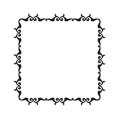 Frame, in the style of an ornament, Vector illustration eps 10, Art.	