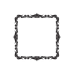 Frame, in the style of an ornament, Vector illustration eps 10, Art.	