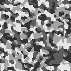 
gray camouflage texture, vector military pattern, army uniform.