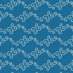 seamless pattern with arabesques  in a retro style.