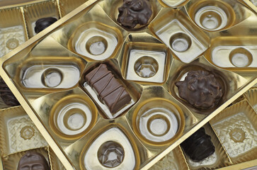 Two Boxes with Chocolates, half-empty 