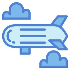 zeppelin two tone icon style © smalllike