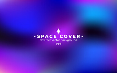 Bright space magical gradient unusual background