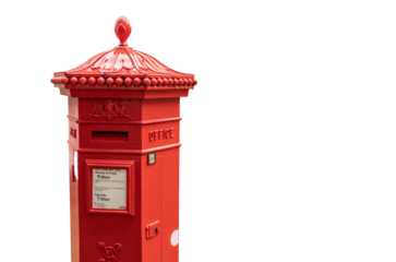 Shrewsbury Shropshire united kingdom 20, October 2022 Traditional  red British post box