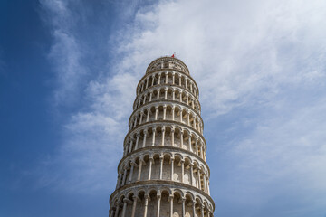 Leaning Tower of Pisa in Italy.