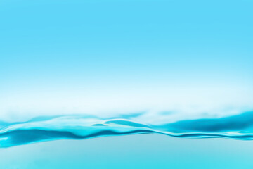 blurred water wave for background