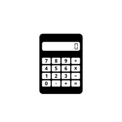Calculator icon isolated on white background